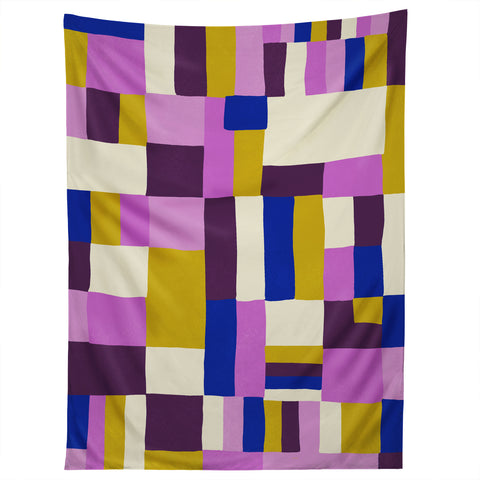 SunshineCanteen modern boho quilt Tapestry