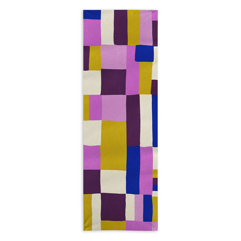 SunshineCanteen modern boho quilt Yoga Towel