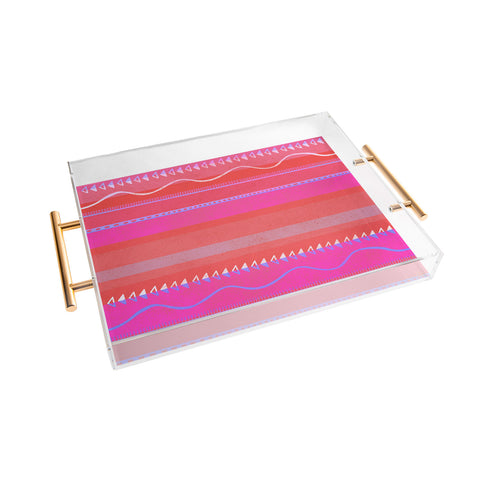 SunshineCanteen Nayarit pink Acrylic Tray