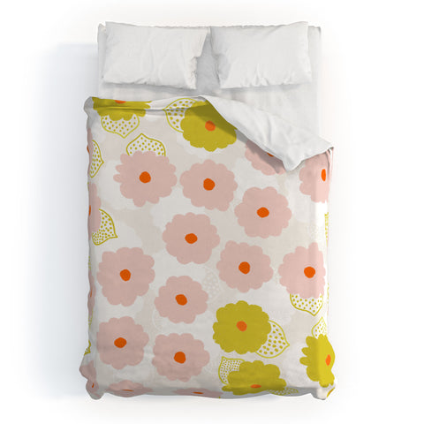 SunshineCanteen olivia flower child Duvet Cover