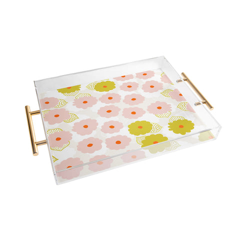 SunshineCanteen olivia flower child Acrylic Tray