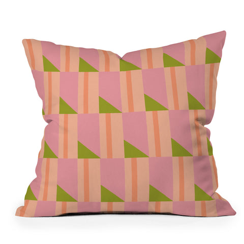 SunshineCanteen Pink Hour Outdoor Throw Pillow