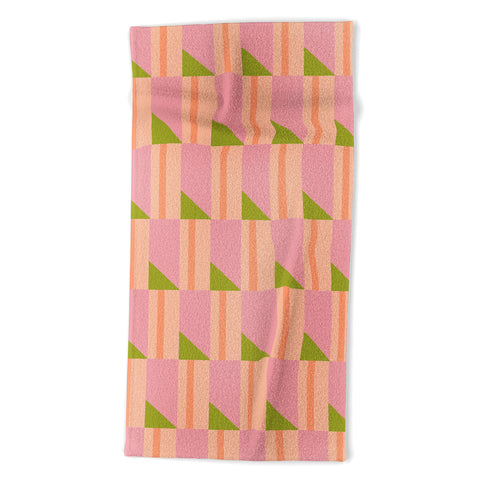 SunshineCanteen Pink Hour Beach Towel