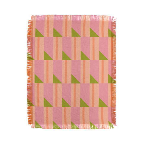 SunshineCanteen Pink Hour Throw Blanket