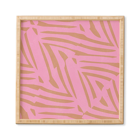 SunshineCanteen pink tiki Framed Wall Art