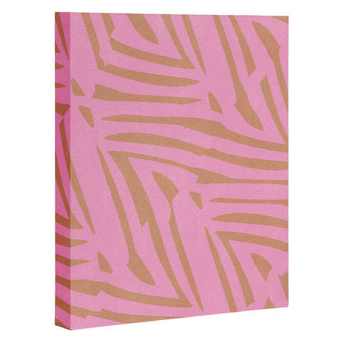 SunshineCanteen pink tiki Art Canvas