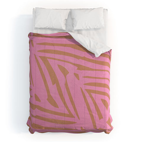 SunshineCanteen pink tiki Comforter