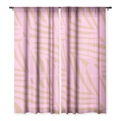SunshineCanteen pink tiki Sheer Non Repeat