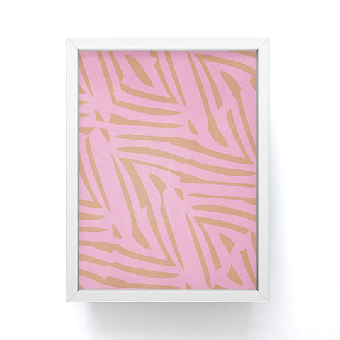 SunshineCanteen pink tiki Framed Mini Art Print