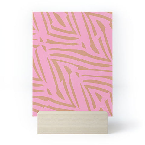 SunshineCanteen pink tiki Mini Art Print