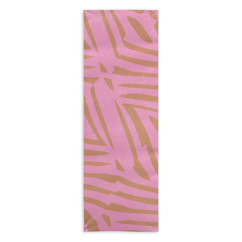 SunshineCanteen pink tiki Yoga Towel