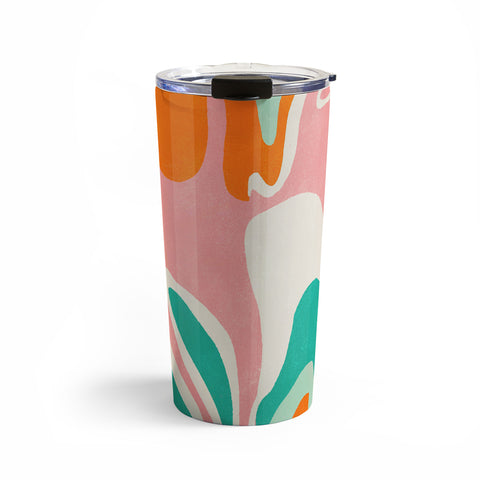 SunshineCanteen psychedelic fleurs Travel Mug