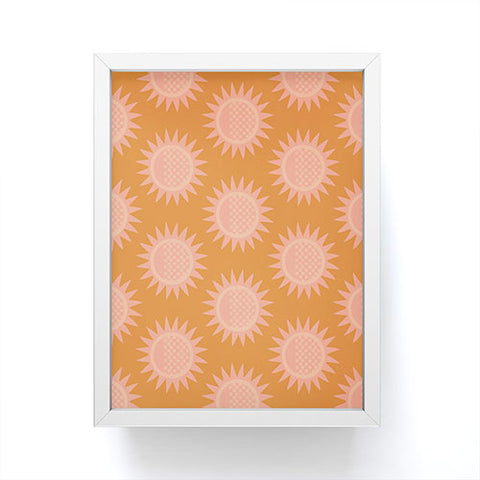 SunshineCanteen Socal sun Framed Mini Art Print