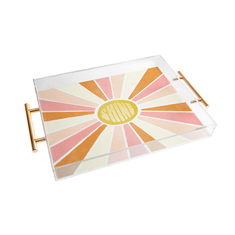 SunshineCanteen sundial shine Acrylic Tray