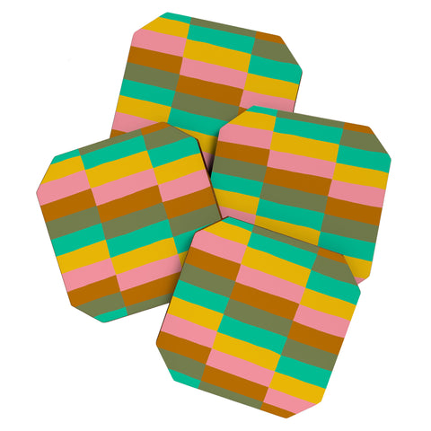 SunshineCanteen Sunset Sage Coaster Set