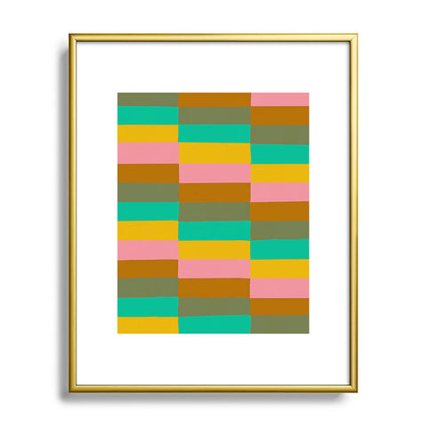 SunshineCanteen Sunset Sage Metal Framed Art Print