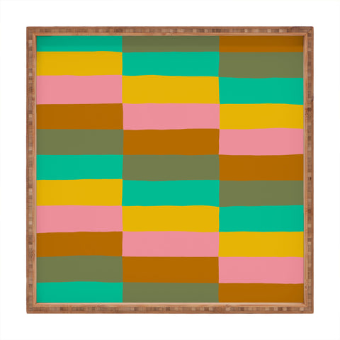 SunshineCanteen Sunset Sage Square Tray