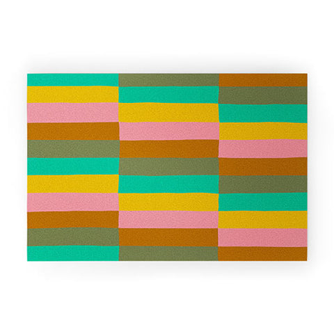 SunshineCanteen Sunset Sage Welcome Mat