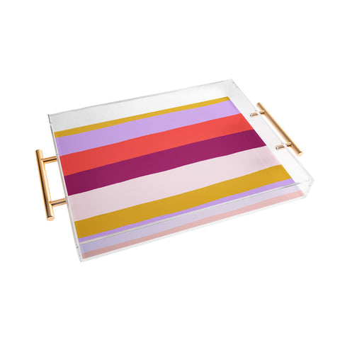 SunshineCanteen Sunset Stripes 1 Acrylic Tray