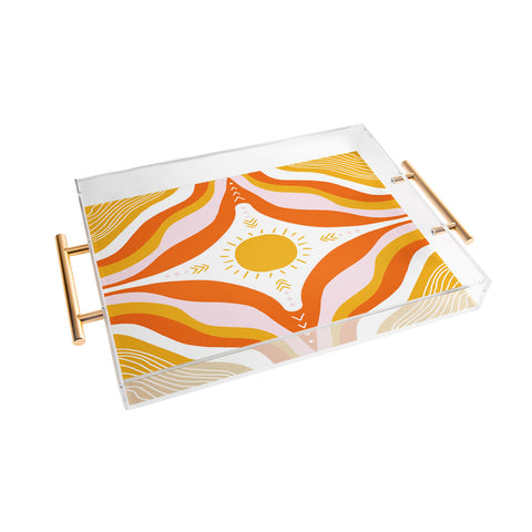 SunshineCanteen sunshine mandala Acrylic Tray