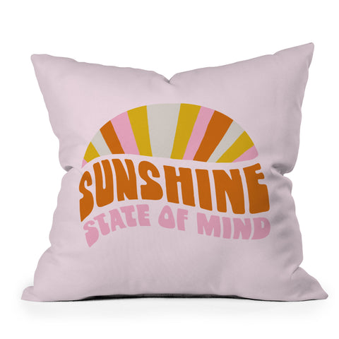 SunshineCanteen sunshine rainbow Outdoor Throw Pillow