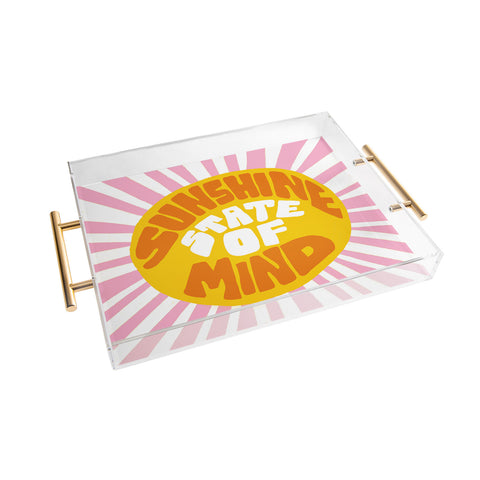 SunshineCanteen sunshine vibes Acrylic Tray
