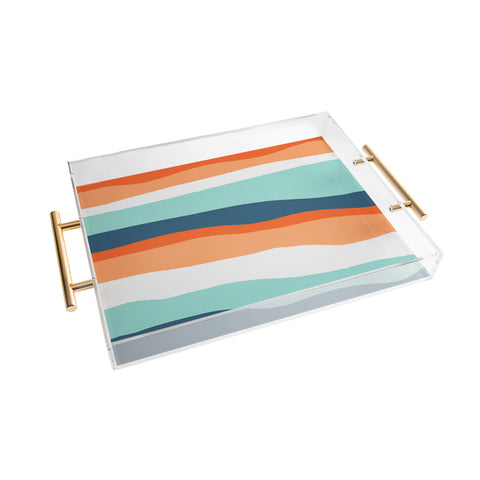 SunshineCanteen venice sunset Acrylic Tray