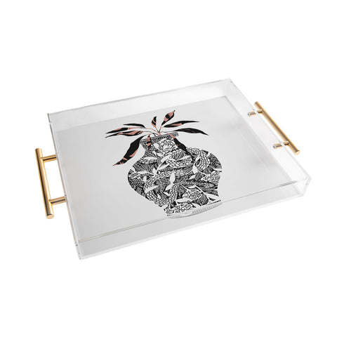 Superblooming Snake Vase Acrylic Tray
