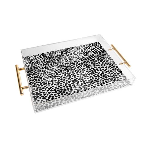 Susanne Kasielke 4 Dotted Circles Acrylic Tray