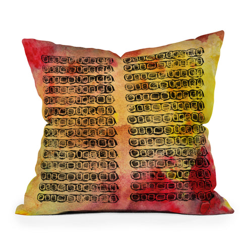Susanne Kasielke Color Clipping Outdoor Throw Pillow