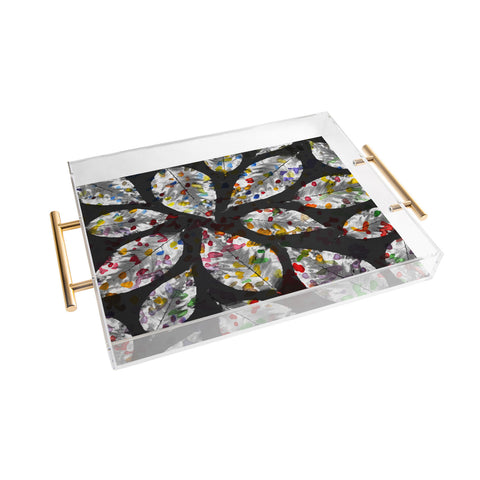 Susanne Kasielke Confetti Leaves Acrylic Tray