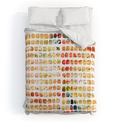 Susanne Kasielke Funny Blocks Duvet Cover