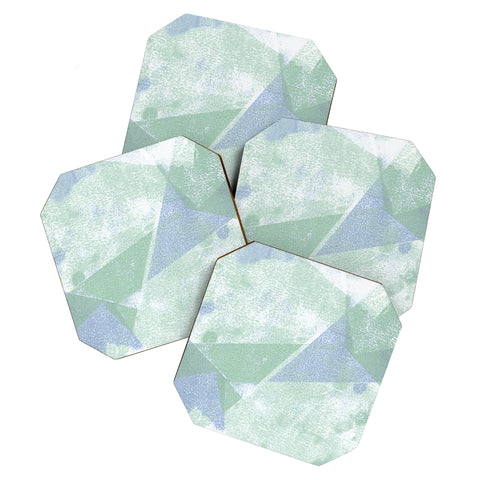 Susanne Kasielke Holistic Geometric Texture Coaster Set