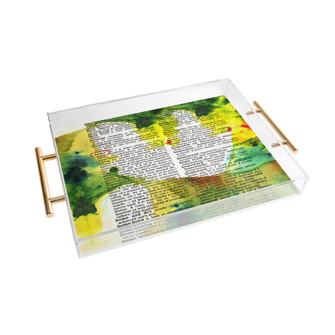 Susanne Kasielke Home Dictionary Art Acrylic Tray