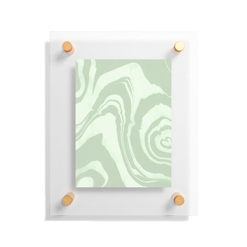 Susanne Kasielke Marble Structure Desert Sage Floating Acrylic Print
