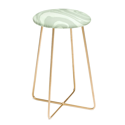 Susanne Kasielke Marble Structure Desert Sage Counter Stool