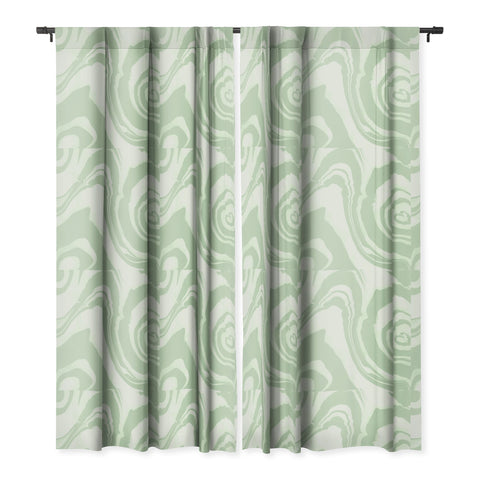 Susanne Kasielke Marble Structure Desert Sage Blackout Window Curtain