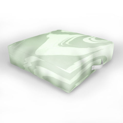 Susanne Kasielke Marble Structure Desert Sage Outdoor Floor Cushion