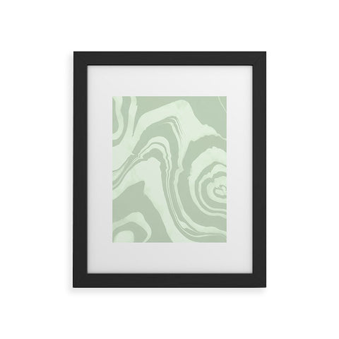 Susanne Kasielke Marble Structure Desert Sage Framed Art Print