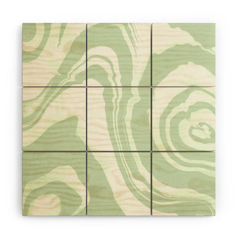 Susanne Kasielke Marble Structure Desert Sage Wood Wall Mural