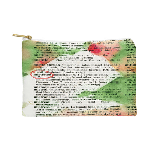 Susanne Kasielke Mistletoe Dictionary Art Pouch