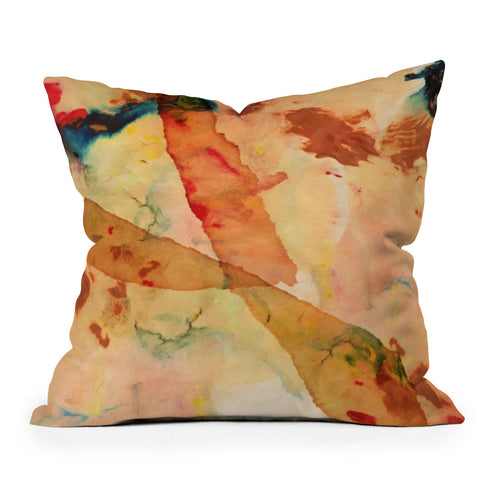 Susanne Kasielke Paper Splatter Outdoor Throw Pillow