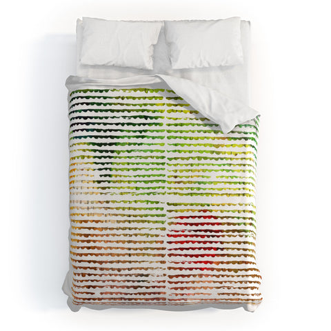 Susanne Kasielke Splashy Groove Duvet Cover