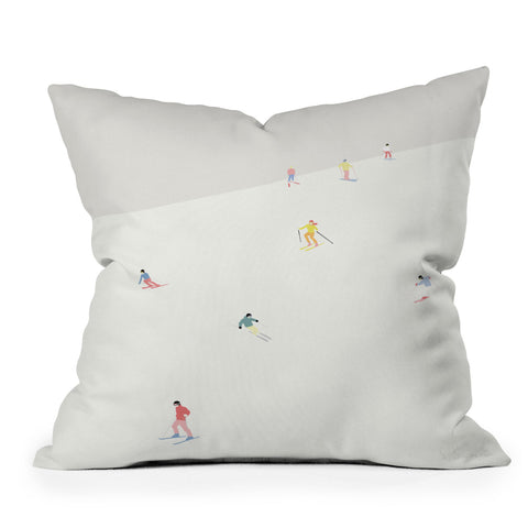 Swen Swensøn SKIBAKKEN Outdoor Throw Pillow