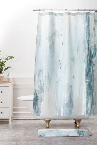 T30 Gallery Rain Drops I Shower Curtain And Mat