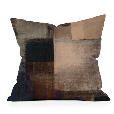 T30 Gallery Walnut Outdoor Throw Pillow