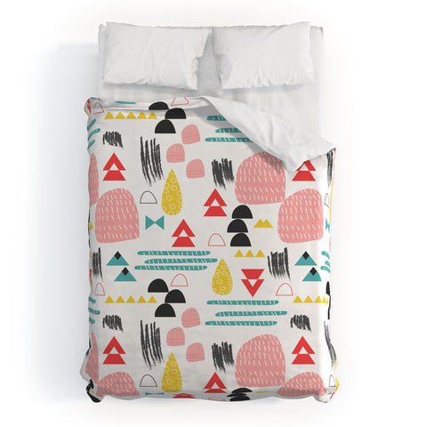 Tammie Bennett champagne bubbles Duvet Cover