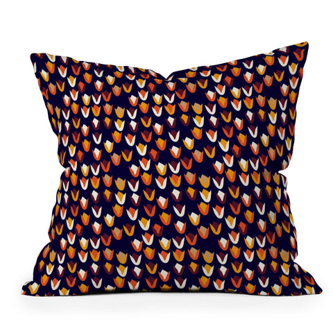 Tammie Bennett Foxflower Outdoor Throw Pillow
