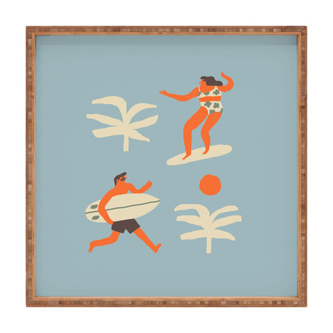 Tasiania Always sunny in Bali Square Tray