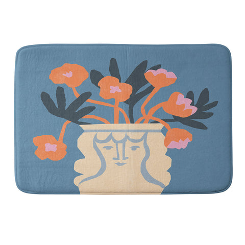 Tasiania Antique head vase Memory Foam Bath Mat Havenly